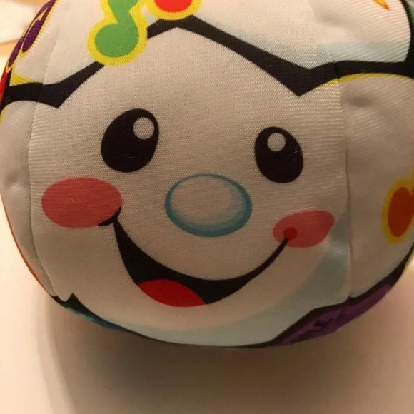 Fisher-Price Laugh & Learn Singin' Soccer Ball 8" Baby Plush Toy 2013 Working - Picture 2 of 11